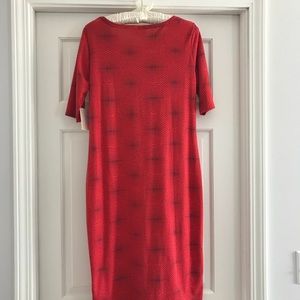 New! LuLaRoe Red Julia Dress